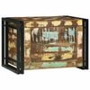 vidaXL Saugojimo dėžė Ruda ir juoda 60 x 40 x 41 cm apdirbta mediena