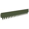 vidaXL Vejo kra&scaron;tas 10 pcs 103 x 20 cm metalas Alyvuogių žalia