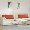 vidaXL Sofa Pagalvės 2 pcs Raudona oranžinė 120 x 40 cm