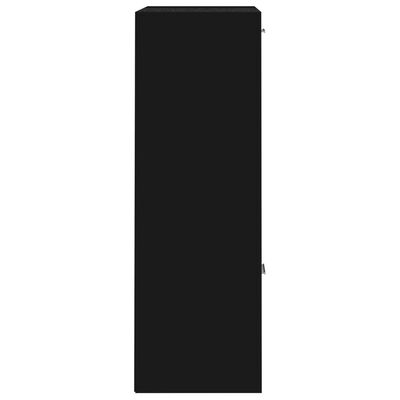 vidaXL Spintelė daiktams, juodos spalvos, 60x29,5x90cm, MDP