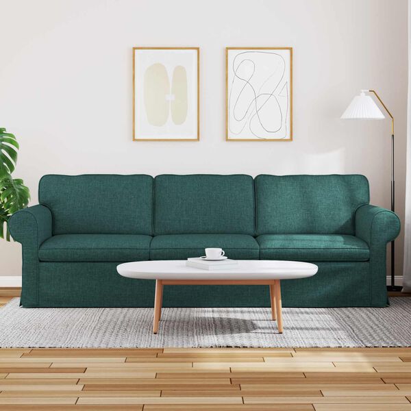 vidaXL Sofa Tamsiai žalia Bendri matmenys: 245 x 82 cm (P X G x A)