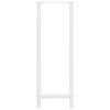 vidaXL Baro stalo kojos, baltos, 2 vnt., 50x(110-111) cm, plienas