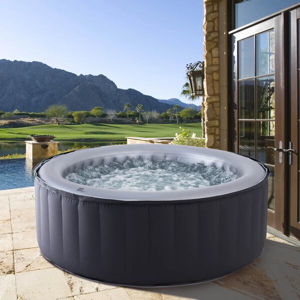 MSpa Pripučiamas kubilas Silver Cloud, anglies pilka, 180x70cm