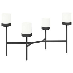 vidaXL Gėlių stovas Balta 125 x 55 x 81 cm PP ir Plienas