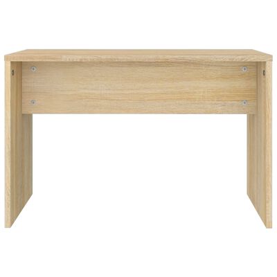 vidaXL Kosmetinio staliuko kėdutė, ąžuolo, 70x35x45cm, mediena