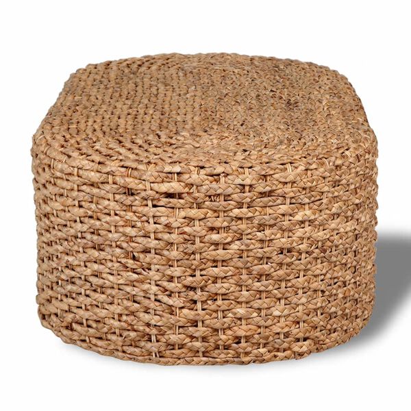 vidaXL Rank. pintas kavos stal., i&scaron; vandens hiacinto, ovalo formos