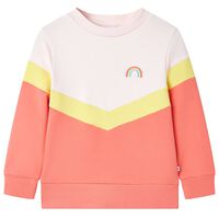 Vaikiškas sportinis megztinis, šviesiai rožinės spalvos, 92 dydžio