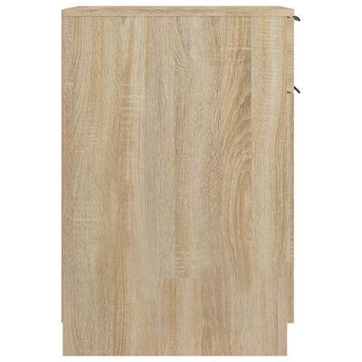 vidaXL Rašomojo stalo spintelė, ąžuolo, 33,5x50x75cm, apdirbta mediena