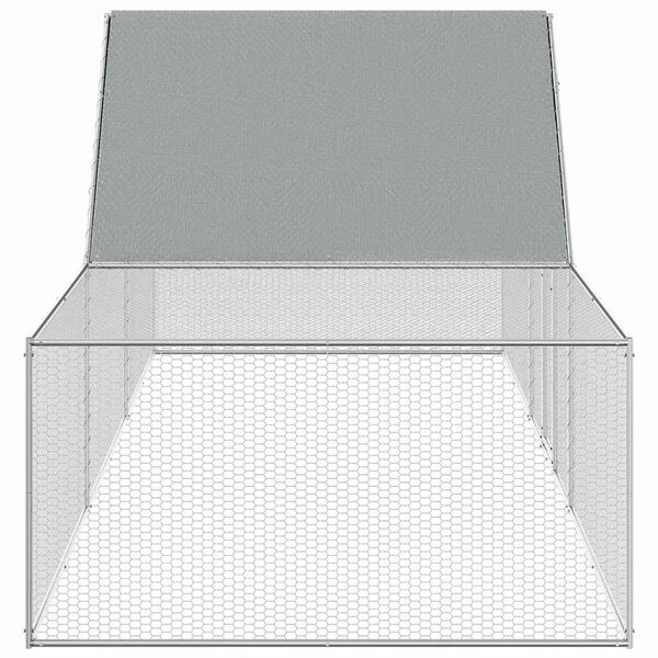 vidaXL Voljeras vi&scaron;čiukams, 5x1x1,5m, galvanizuotas plienas