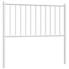 vidaXL Metalinis pakaitinis galvūgalis, baltos spalvos, 90cm
