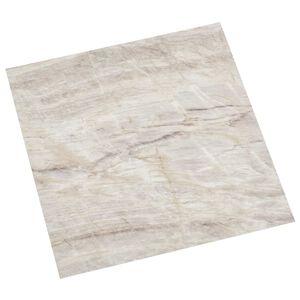 vidaXL Savesiūnančių Grindų Plok&scaron;tės Smėlio 30,5 x 30,5 cm 20 vnt. PVC