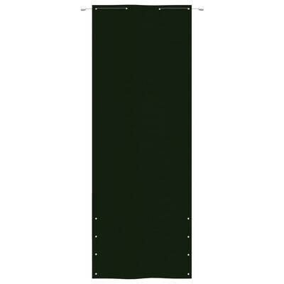 vidaXL Balkono pertvara, tamsiai žalia, 80x240cm, oksfordo audinys