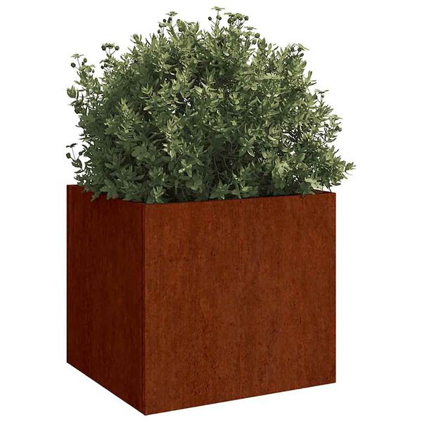 vidaXL Lovelis, 32x30x29cm, Corten plienas