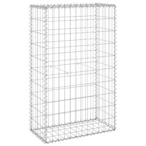 vidaXL Gabiono siena su dangčiais, 60x30x100cm, galvanizuotas plienas