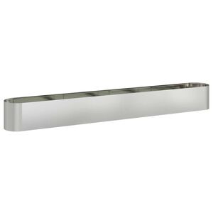 vidaXL Pakelta sodo lova Galvanizuotas plienas 360 x 40 x 40 cm