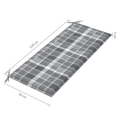 vidaXL Sodo suoliukas su pagalvėlėmis, 240cm, akacijos masyvas