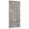 vidaXL Užuolaida nuo vabzdžių, ruda ir balta, 100x220cm, &scaron;enilis