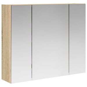 vidaXL Vonios veidrodžio spinta Sonoma ąžuolas 60 x 14,5 x 50 cm