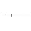 vidaXL stumdomų spintelių durų komplektas 244 cm anglinis plienas