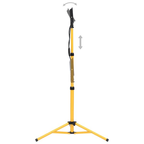 vidaXL LED prožektorius su trikoju, šaltos baltos spalvos, 2x50W