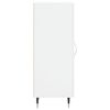 vidaXL Šoninė spintelė, baltos spalvos, 34,5x34x90cm, apdirbta mediena