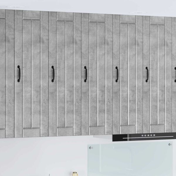 vidaXL Virtuvės spintelė Betono pilka 30 x 31 x 100 cm