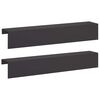 vidaXL Sodo apvadų dengiamasis profilis 2 vnt. 100 x 20 x 15 cm