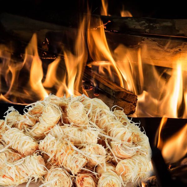 vidaXL BIO Uždegimo ritinėliai, 20kg