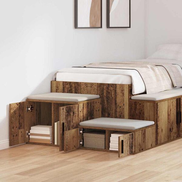 vidaXL Oppbevaringsskap 2 pcs Senas medis 108 x 41 x 40 cm