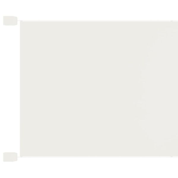 vidaXL Vertikali markizė, baltos spalvos, 140x800cm, oksfordo audinys