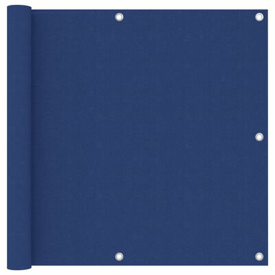 vidaXL Balkono pertvara, mėlynos spalvos, 90x400cm, oksfordo audinys