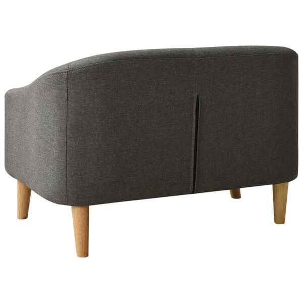 vidaXL Vaiki&scaron;ka sofa, pilkos spalvos, audinys