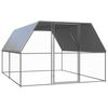 vidaXL Lauko narvas vi&scaron;čiukams, 3x4x2m, galvanizuotas plienas