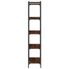 vidaXL Knygų spinta, 5 auk&scaron;tų, ruda ąžuolo, 60x30x154cm, mediena