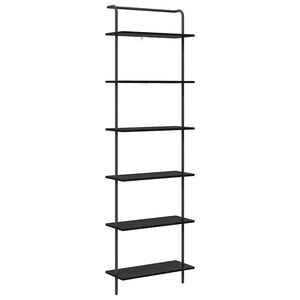 vidaXL Knygų lentyna Juodas ąžuolas 60 x 24 x 203 cm Apdirbta mediena