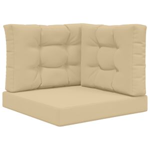 vidaXL Lauko sofa pagalvėlė Poliesteris Smėlio 60 x 60 cm