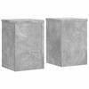 vidaXL Stovai augalams, 2vnt., betono, 25x25x35cm, apdirbta mediena