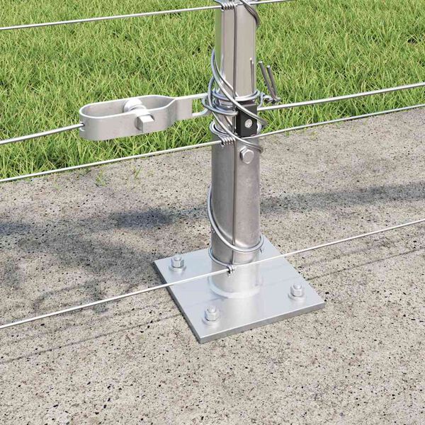 vidaXL Tvorelės stulpas Cinkuotas 50 x 0,8 m Plienas