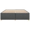 vidaXL Lovos rėmas be čiužinio, tamsiai pilkas, 180x200cm, audinys