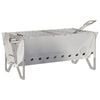 vidaXL Stovyklavimo laužavietė 42 x 22 x 18 cm Nerūdijantis plienas