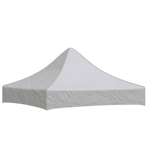vidaXL Proginės palapinės stogas, baltos spalvos, 2x2m, 270 g/m&sup2;