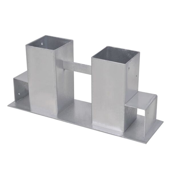 vidaXL Malkų laikikliai, 4 vnt., sidabro spalvos, plienas