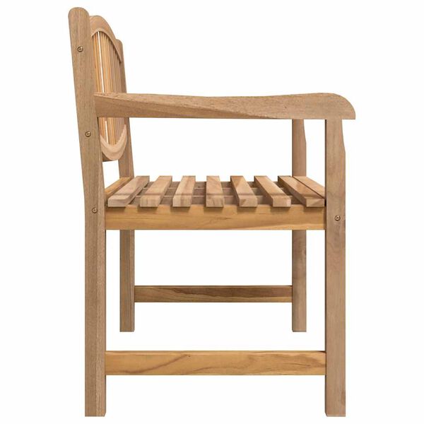 vidaXL Sodo suoliukas, 114x59x87cm, tikmedžio medienos masyvas