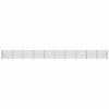 vidaXL Vielinė tinklinė tvora su flanšais, žalios spalvos, 2x25m