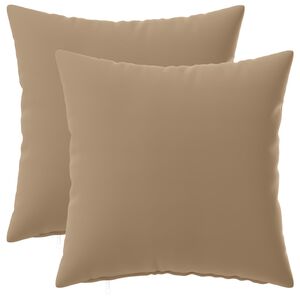 vidaXL Pagalvėlės užvalkalas 2 vnt. HEERLEN Taupe 30 x 30 cm