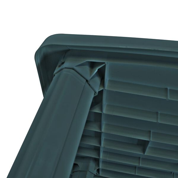 vidaXL Sodo stalas, žalias, 101x68x72cm, plastikas