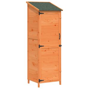vidaXL Sodo Sandėlys Ruda 59,5 x 56 x 176,5 cm Kietasis pu&scaron;inis medis