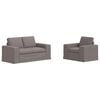 vidaXL Sofa 2 pcs Taupe 182 x 80 x 82 cm audinys