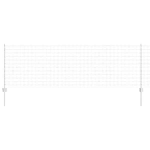 vidaXL Tvora ir stulpas Sidabro 0,8 x 100 m Plienas