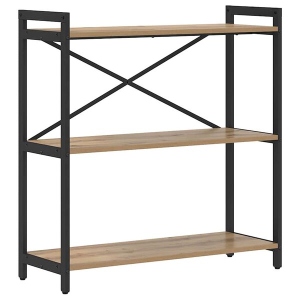 vidaXL Knygų lentyna Amatininkų ąžuolas 80 x 30 x 85 cm